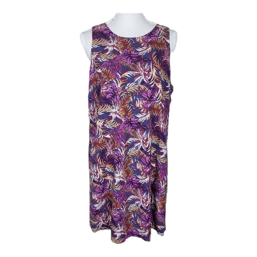 TOMMY BAHAMA tropical feel silk shift dress large (worn once)